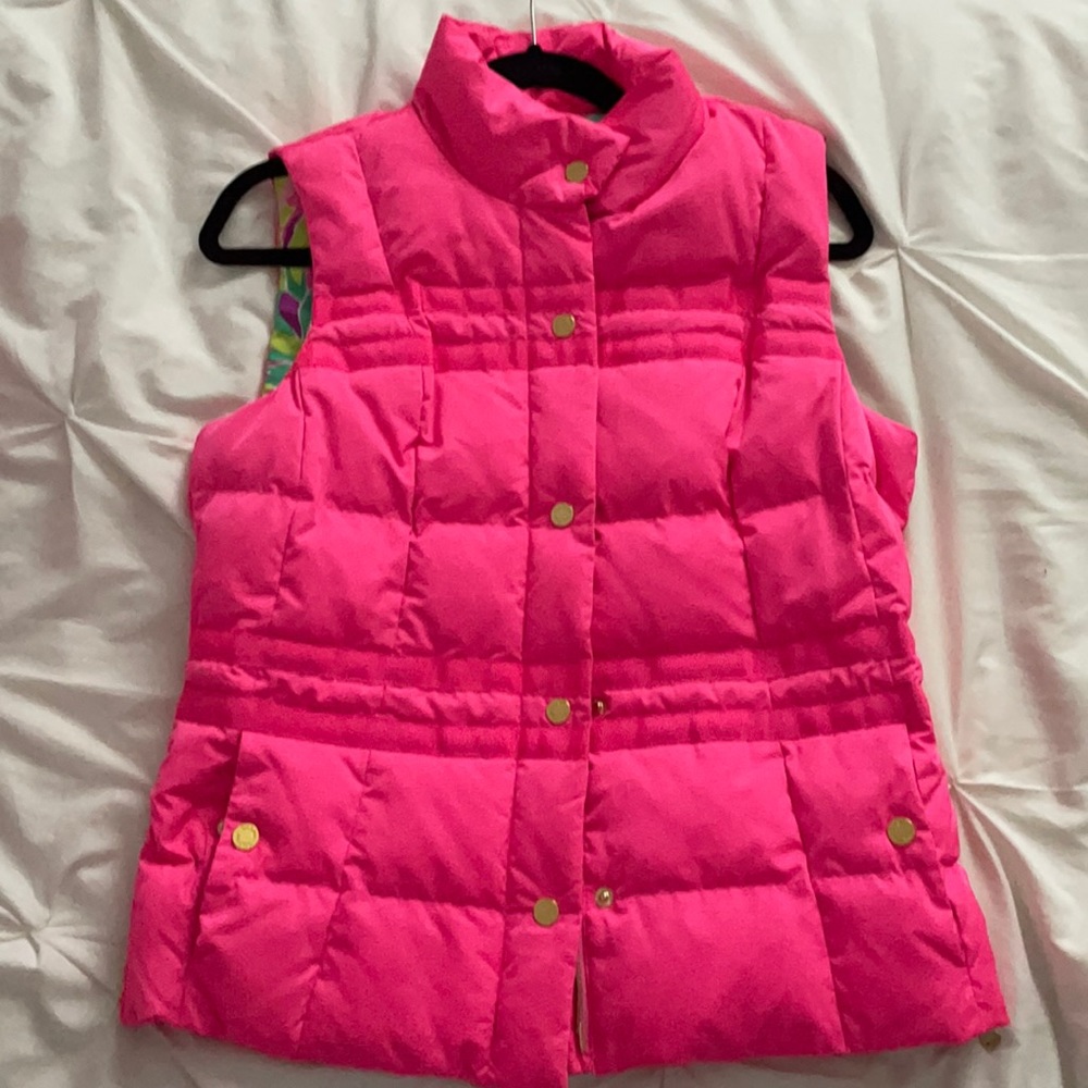 Lilly Pulitzer Pink Vest Size M